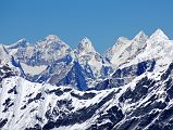 10 20 Gauri Shankar, Drangnag Ri, Menlungtse, Taweche From West Col